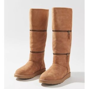 UGG classic ultra tall convertible boots, size 7, new. Fits true to size, tan